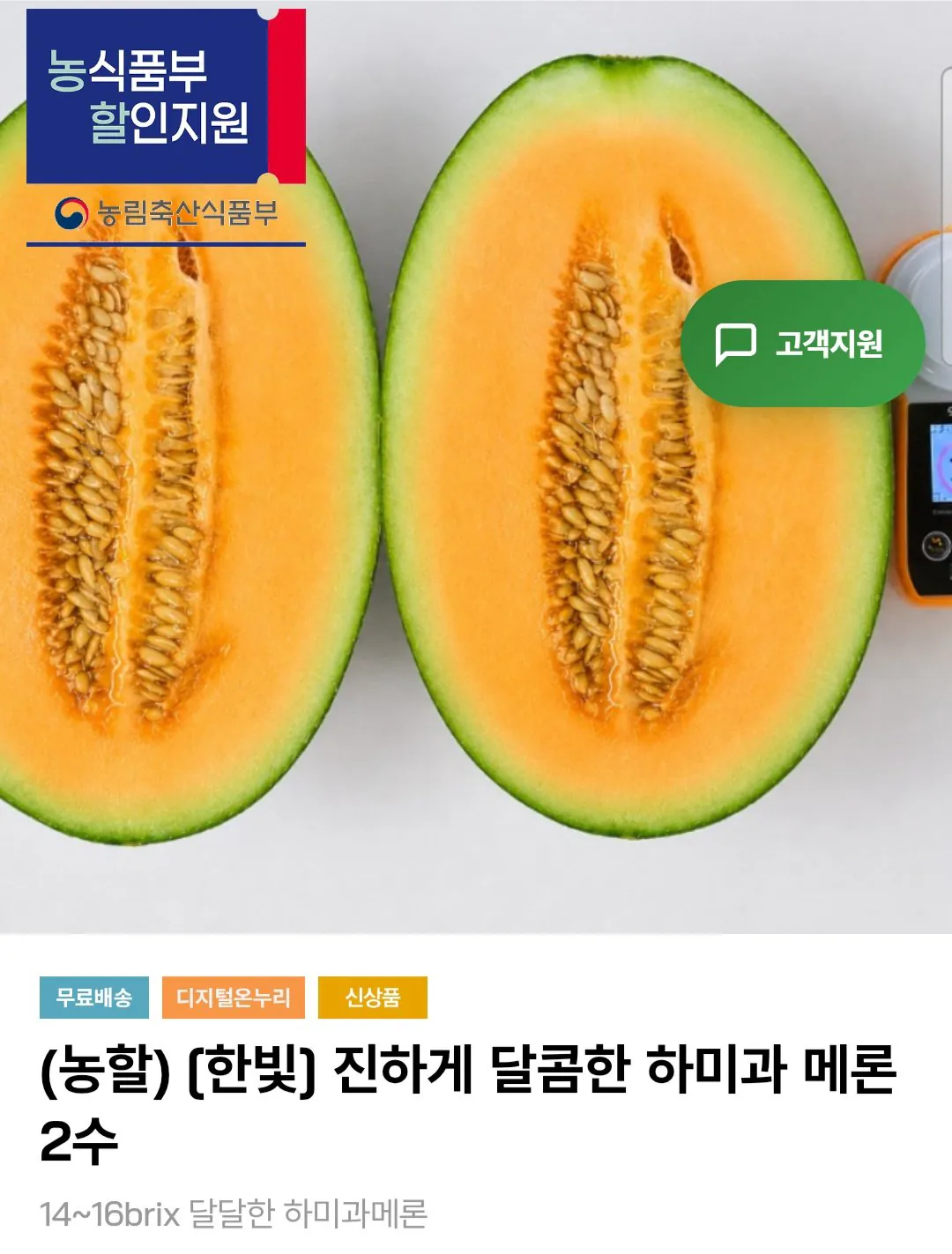 하미과 메론 2수