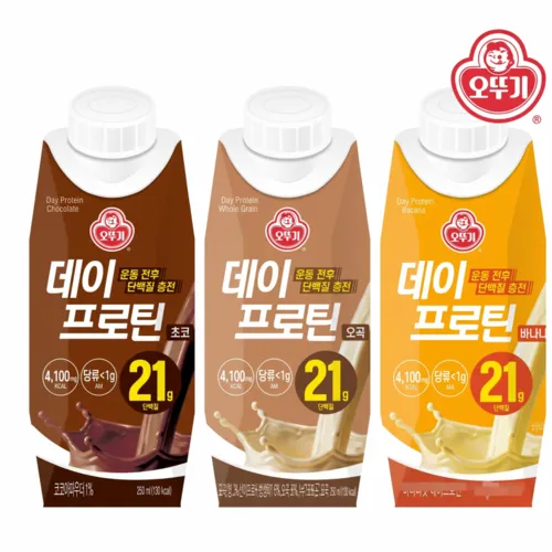 데이프로틴 오곡/초코/바나나 250ml x 18개