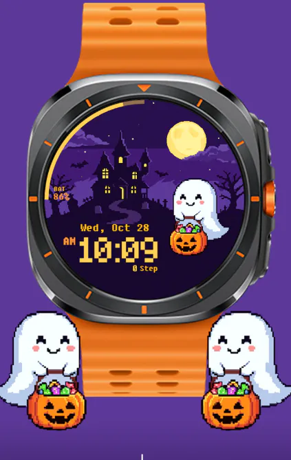 onion watchface 017 Holloween 무료