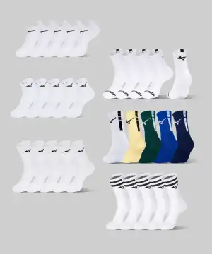 미즈노 쿠션/논쿠션 양말 5켤레