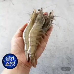 국내산 흰다리새우 1kg 30미내외