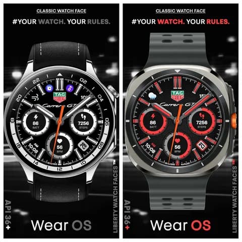 TAG HEUER CARRERA 4 워치페이스