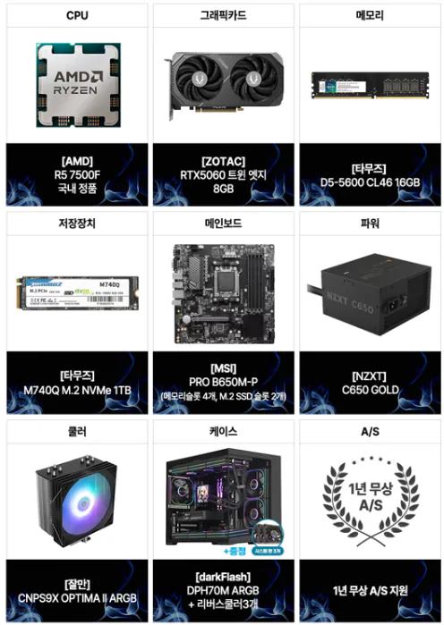 100만원대 완본체 4종 추천