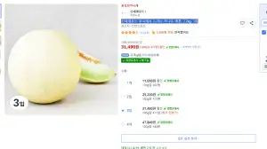 신세계푸드 후숙해서 드리는 허니듀 메론, 2.2kg, 3입