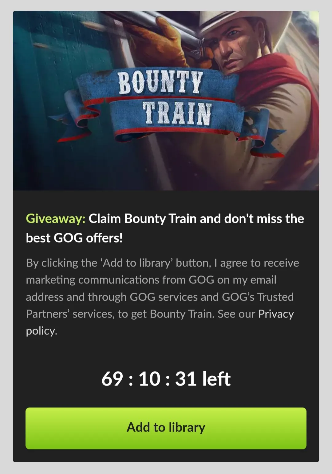 Bounty Train