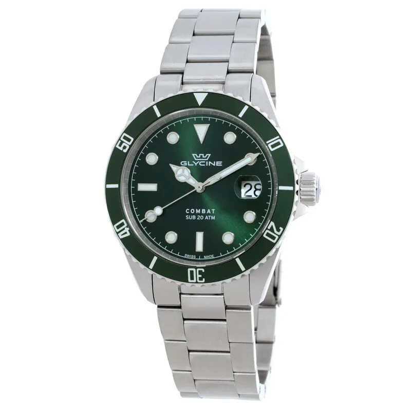 글라이신 컴뱃 40mm 쿼츠 남성시